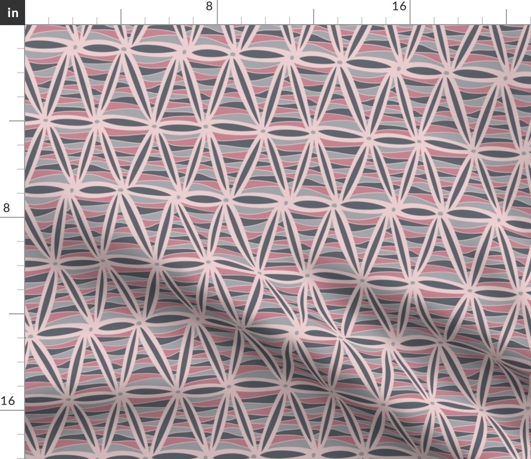 Bliss Triangles (Pink and Gray)