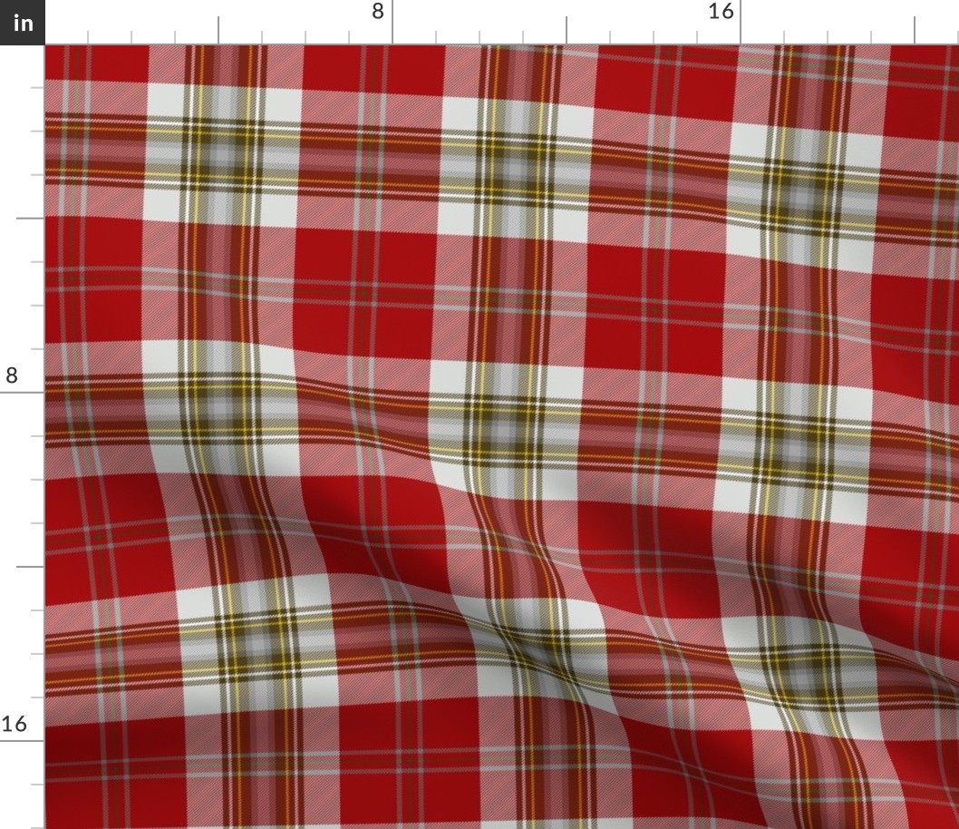 MacLean of Duart dress red tartan variant, 6"