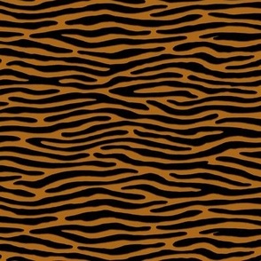 ★ ZEBRA OR TIGER ? ★ Yellow Ochre – Tiny Scale - Horizontal / Collection : Wild Stripes – Punk Rock Animal Prints 2