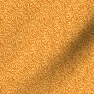 Leafy Swirl - 2in (dark orange)