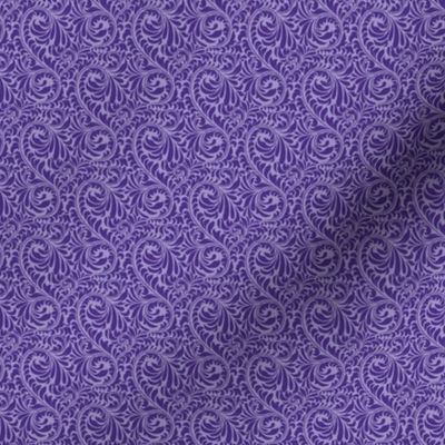Leafy Swirl - 2in (dark purple)