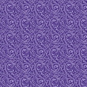 Leafy Swirl - 2in (dark purple)