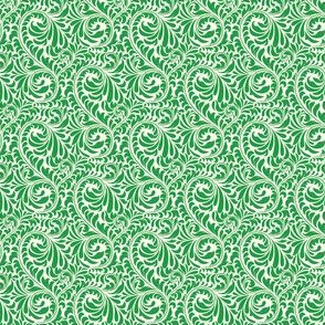 Leafy Swirl - 2in (yellow green)