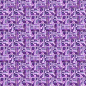 Beaded Basket Weave - Purple