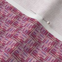 Beaded Basket Weave - Pink