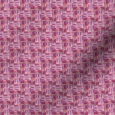 Beaded Basket Weave - Pink