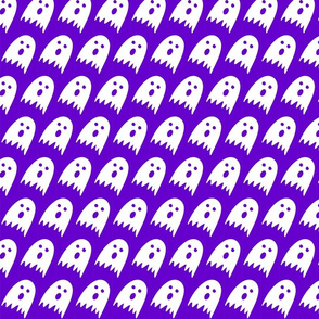 halloween ghost purple