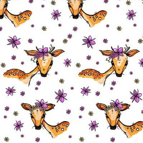 Deer flowers - purple