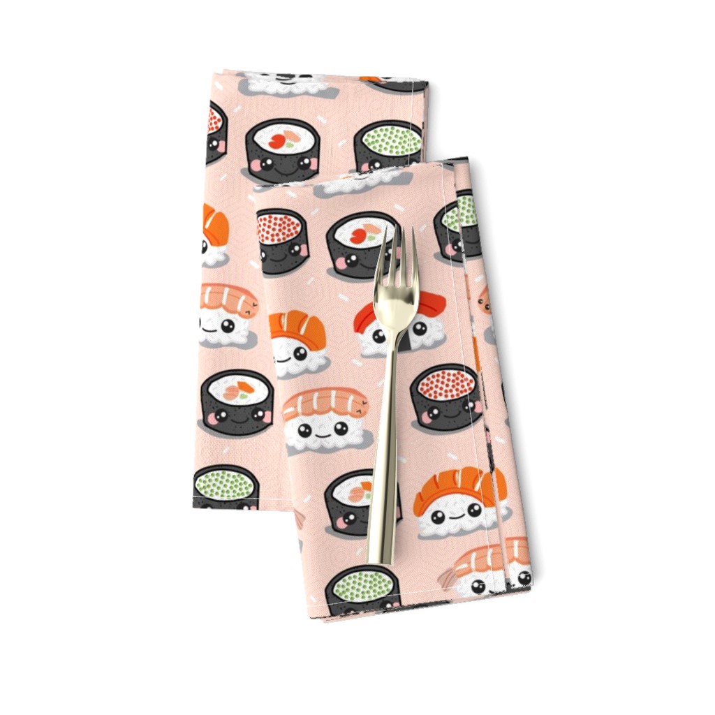 Kawaii Sushi on Salmon Hex