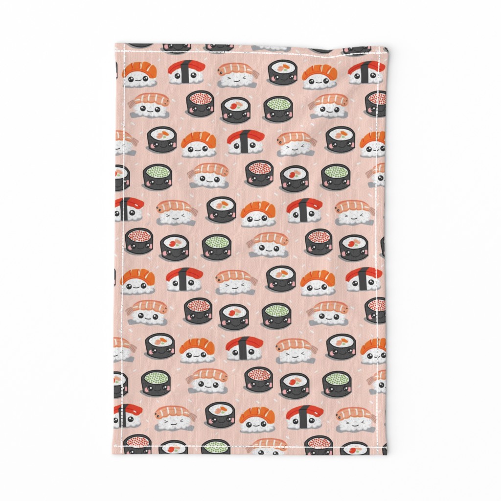 Kawaii Sushi on Salmon Hex