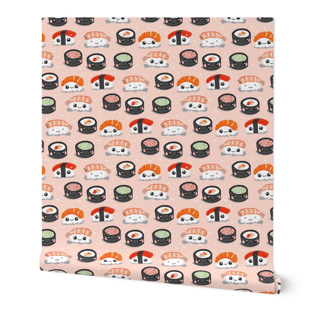 Kawaii Sushi on Salmon Hex