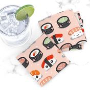 Kawaii Sushi on Salmon Hex