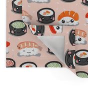 Kawaii Sushi on Salmon Hex