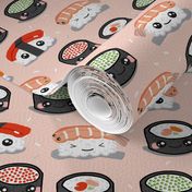 Kawaii Sushi on Salmon Hex