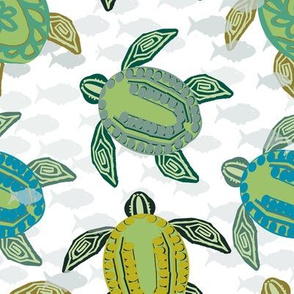 sea turtles (Bold)