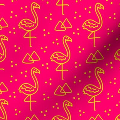 Geo Flamingo Brights