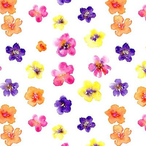 Ditzy Flowers Seamless Pattern