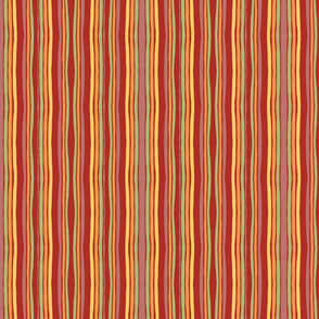 Primitive Stripes-Autumnal Stripe-Fall Cleanup Collection-Woodland Palette