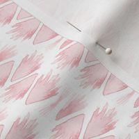 Pastel Pink Feathers || Spots drops stripe