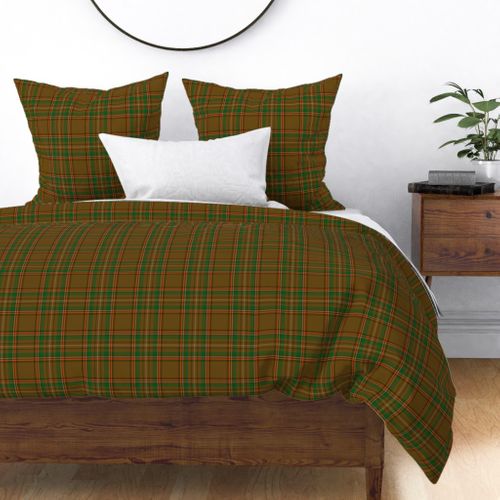 Williams tartan, 6" brown/green