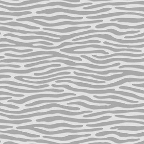 ★ ZEBRA OR TIGER ? ★ Light Gray – Tiny Scale - Horizontal / Collection : Wild Stripes – Punk Rock Animal Prints 2