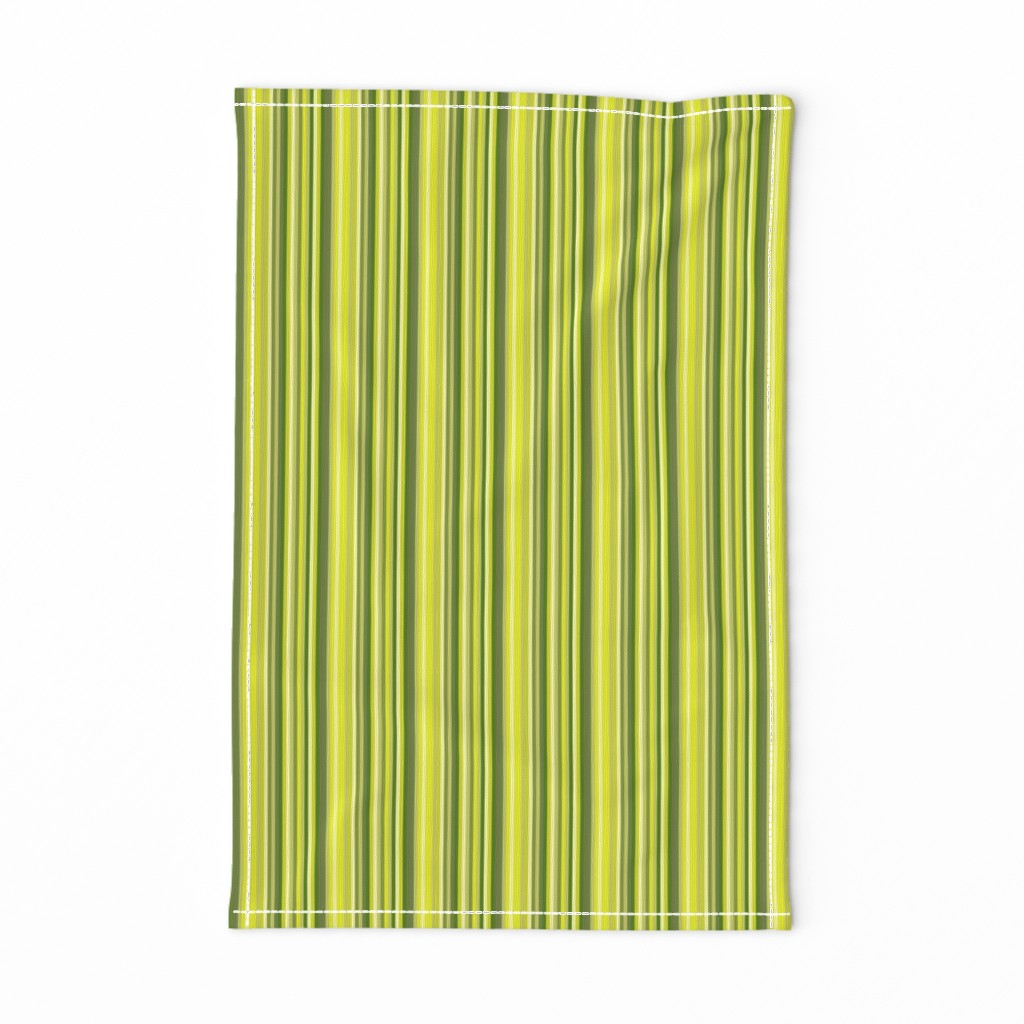 Avocdo Green Fruit Stripe || Chartreuse lime olive kelly forest