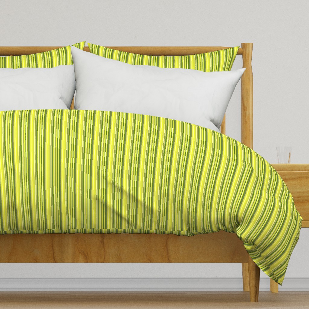 Avocdo Green Fruit Stripe || Chartreuse lime olive kelly forest