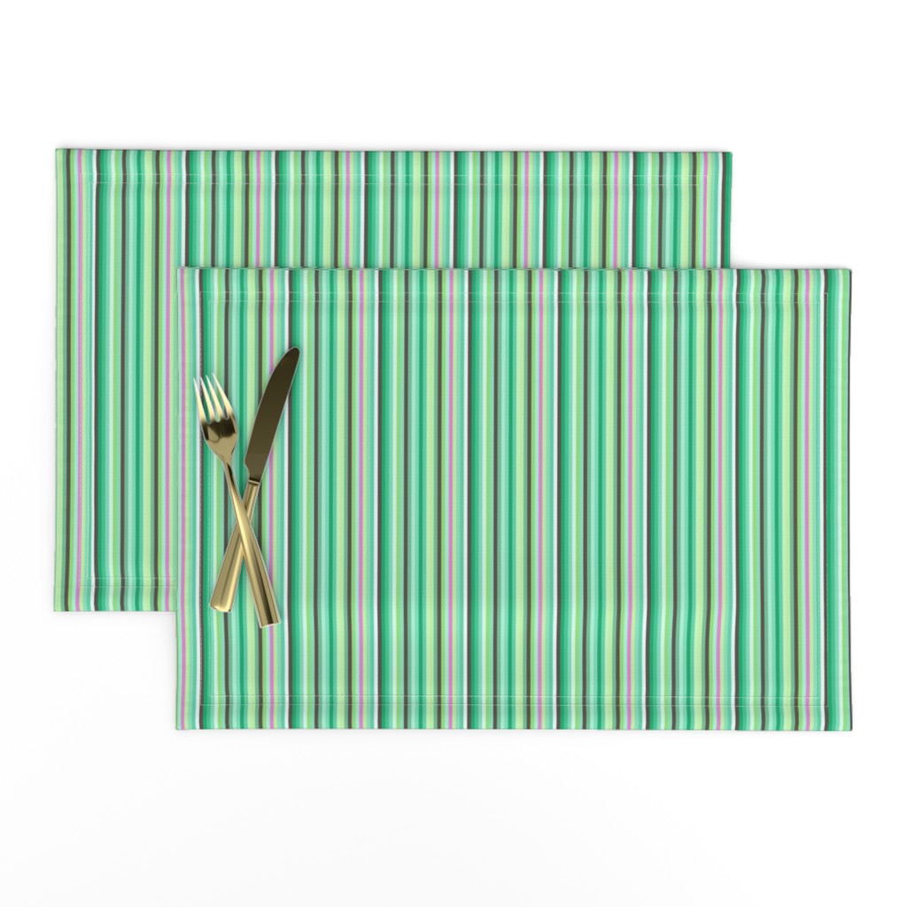 Mint Jade Green Grass Pink Forest Cactus  Candy Stripe _ Miss Chiff Designs