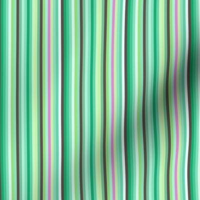 Mint Jade Green Grass Pink Forest Cactus  Candy Stripe _ Miss Chiff Designs