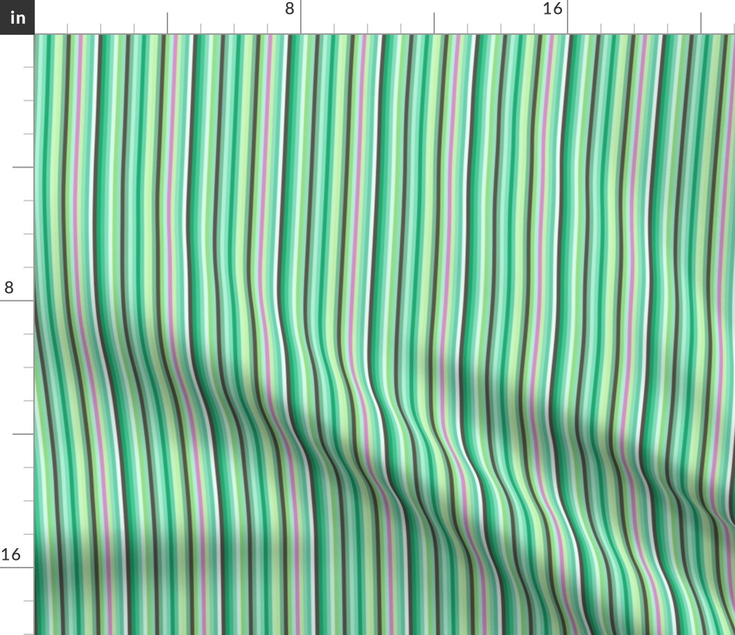 Mint Jade Green Grass Pink Forest Cactus  Candy Stripe _ Miss Chiff Designs