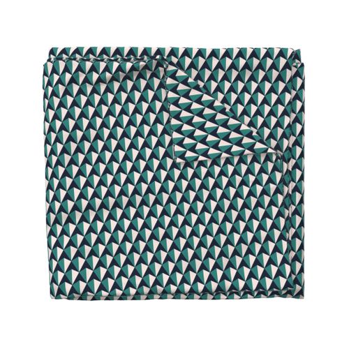 Tri-Color Tiles - Teal