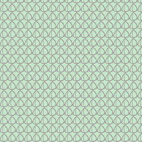 Mint and Grey Abstract Geometric