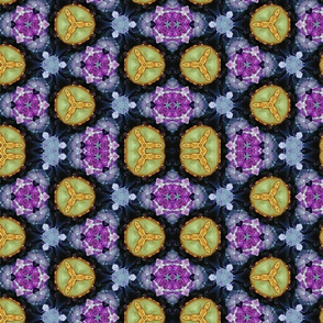 purple gold pattern