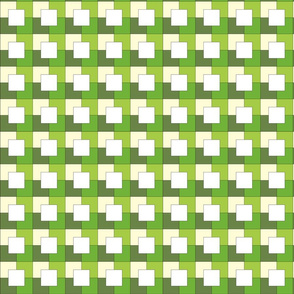 Green Geometric Squares