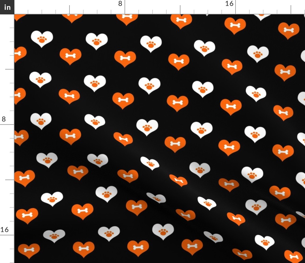 Hearts Dog Bandana