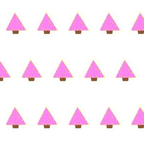 pink alternative christmas trees