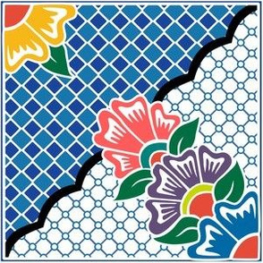 Multicolor Floral Talavera - Version 2