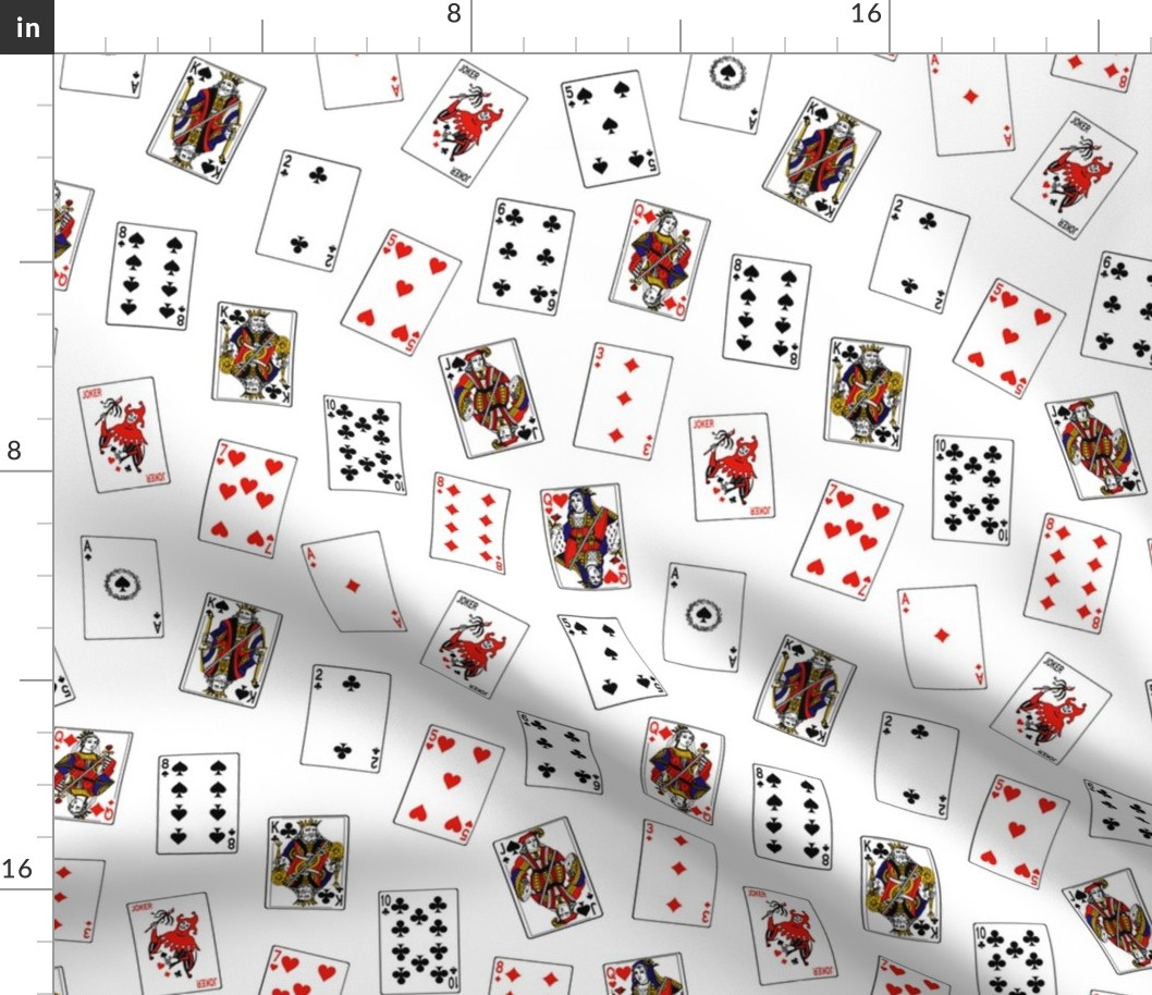 Scattered Playing Cards