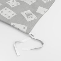 Scattered Playing Cards // Black & White