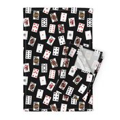 Scattered Playing Cards // Black