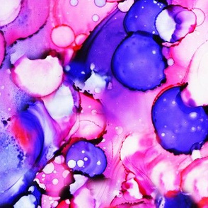pink & purple abstract watercolor