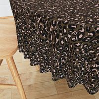 boho lounge - leopard brown-putty-black