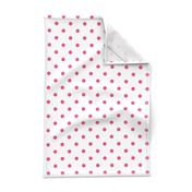 Rapture Rose Polkadots on White