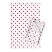 Rapture Rose Polkadots on White