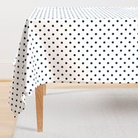 Sailor Blue Polkadots on White