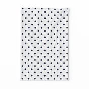 Sailor Blue Polkadots on White