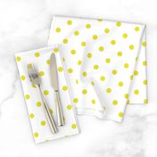 Meadowlark Yellow Polkadots on White