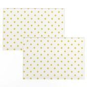 Meadowlark Yellow Polkadots on White