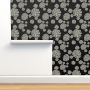 boho lounge rose - grey black rose