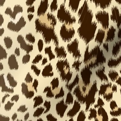 Realistic Wild Leopard Print